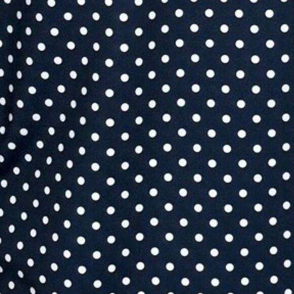 Lands End Jacket Womens Medium Black White Polka Dot 1/4 Zip Everyday Casual - Picture 7 of 11